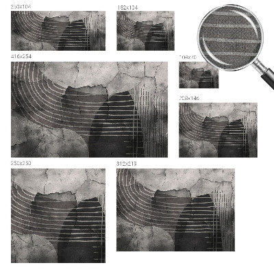 Papel de parede para criança Linhas abstratas