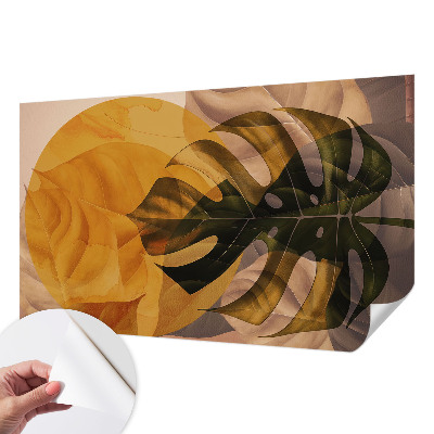 Autocolante de parede fotográfico Folhas abstratas