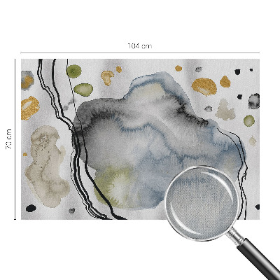 Papel de parede autocolante com padrão em aquarela abstrata