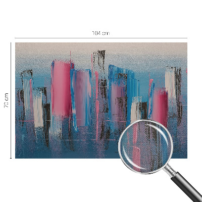Papel de parede infantil com padrão de listras abstratas