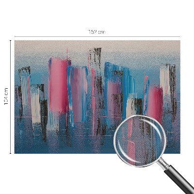 Papel de parede infantil com padrão de listras abstratas