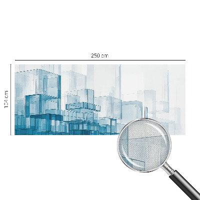 Papel de parede 3D Cubos transparentes