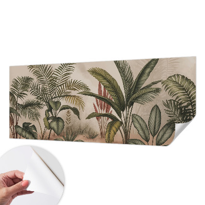 Papel de parede para criança motivo vegetal
