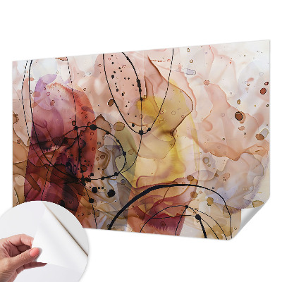 Papel de parede autocolante com padrão abstrato Harmonia