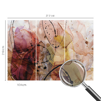 Papel de parede autocolante com padrão abstrato Harmonia