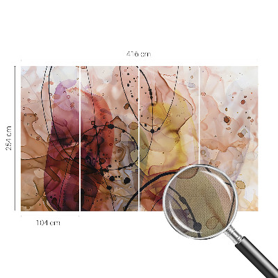 Papel de parede autocolante Harmonia abstrata