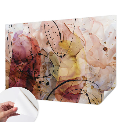 Papel de parede autocolante Harmonia abstrata