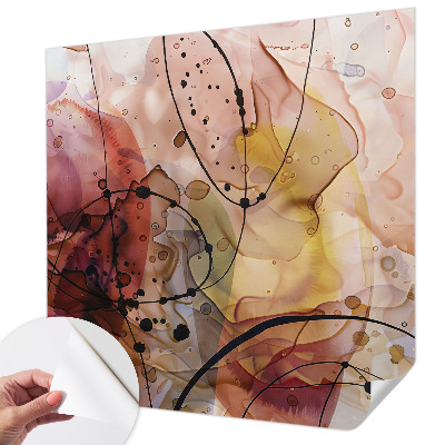 Papel de parede autocolante com padrão abstrato Harmonia