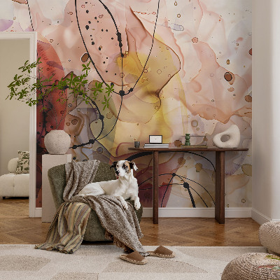 Papel de parede autocolante Harmonia abstrata