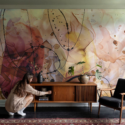 Papel de parede autocolante Harmonia abstrata