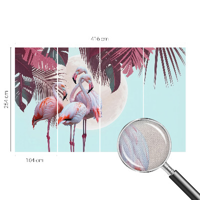 Autocolante de parede fotográfico Pássaros exóticos