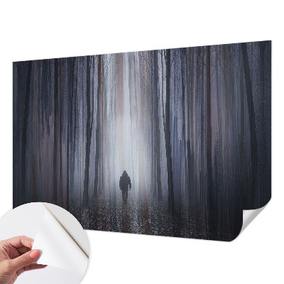 Papel de parede autocolante para quarto Silêncio da floresta