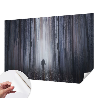 Papel de parede autocolante para quarto Silêncio da floresta