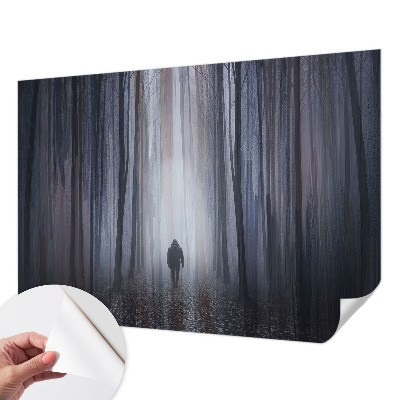 Papel de parede autocolante para quarto Silêncio da floresta