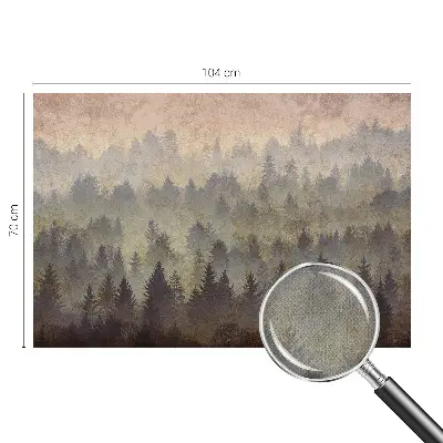 Papel de parede para criança com estampa Névoa da Floresta