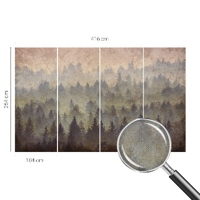 Papel de parede para criança Névoa da floresta