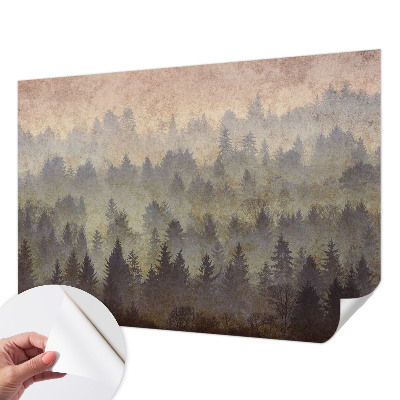 Papel de parede para criança Névoa da floresta