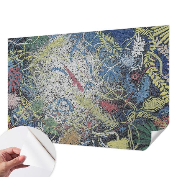 Autocolante de parede fotográfico Redemoinhos de plantas