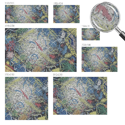 Autocolante de parede fotográfico Redemoinhos de plantas
