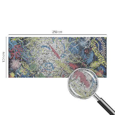 Autocolante de parede fotográfico Redemoinhos de plantas