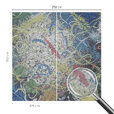 Autocolante de parede fotográfico Redemoinhos de plantas