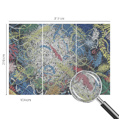 Autocolante de parede fotográfico Redemoinhos de plantas