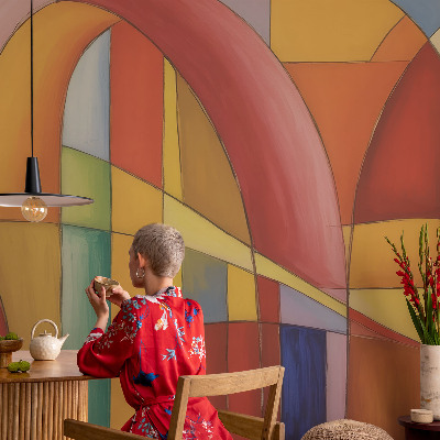 Papel de parede autocolante para sala Formas de energia