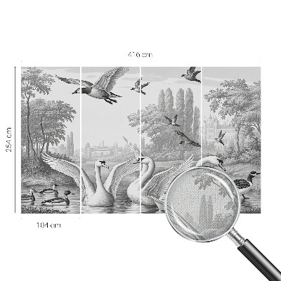 Papel de parede autocolante para quarto Paisagem clássica