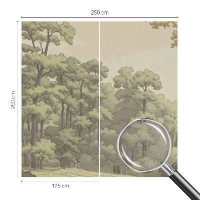 Papel de parede 3D Idílio na floresta