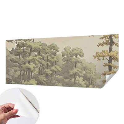 Papel de parede 3D Idílio na floresta
