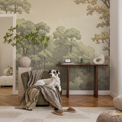 Papel de parede 3D Idílio na floresta