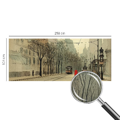 Papel de parede infantil Simetria urbana