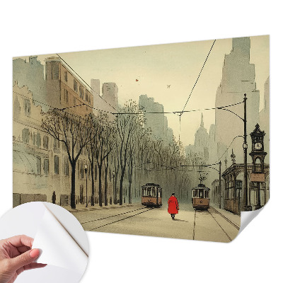 Papel de parede infantil Simetria urbana