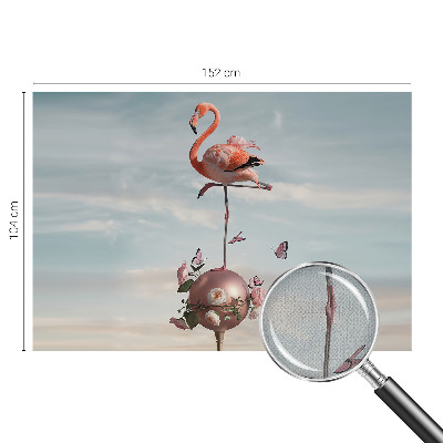 Papel de parede para criança flamingo elegante