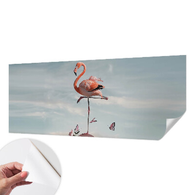Papel de parede para criança flamingo elegante