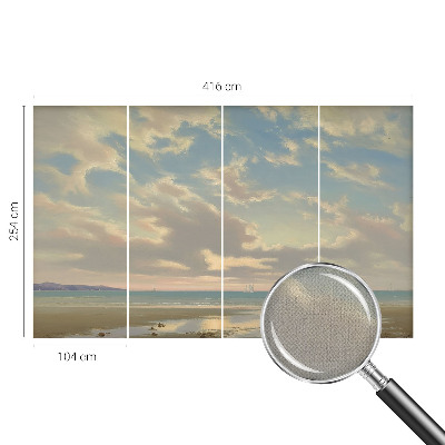 Papel de parede autocolante para quarto Uma costa tranquila