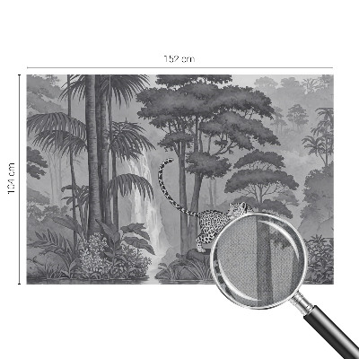 Papel de parede 3D selva tropical
