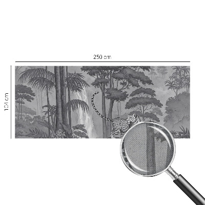 Papel de parede 3D selva tropical