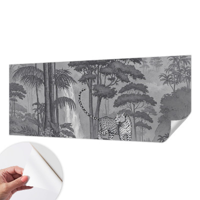 Papel de parede 3D selva tropical