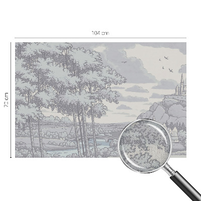 Autocolante de parede fotográfico Paisagem de conto de fadas