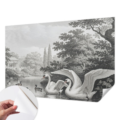 Papel de parede 3D com design inspirado na natureza