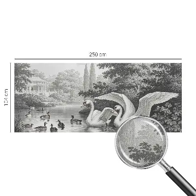 Papel de parede 3D com design inspirado na natureza