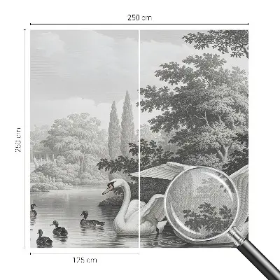 Papel de parede 3D com design inspirado na natureza
