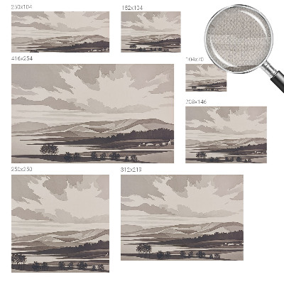 Autocolante de parede fotográfico Uma paisagem tranquila