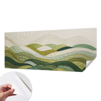 Papel de parede autocolante Colinas de tecido