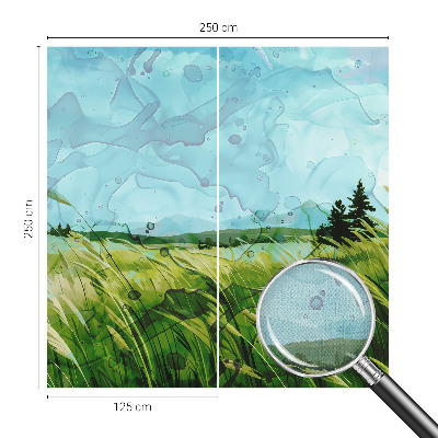 Papel de parede para criança Paisagens verdes