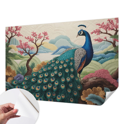 Papel de parede infantil com estampa de beleza exótica para quartos infantis