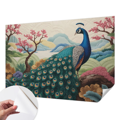 Papel de parede infantil Beleza exótica