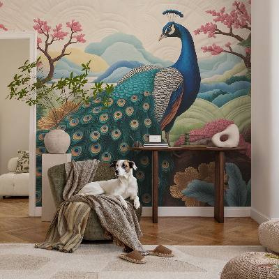 Papel de parede infantil Beleza exótica