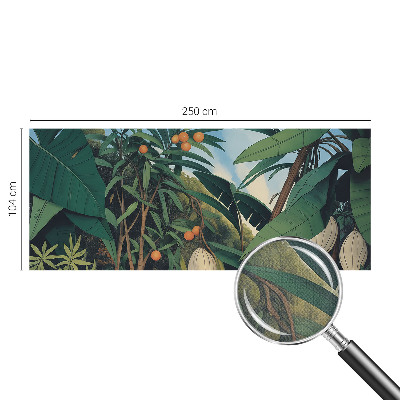 Autocolante de parede fotográfico selva tropical